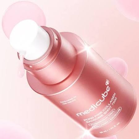 Medicube PDRN Pink Collagen Exosome Shot Serum 7500 | Atelier De Glow UAE