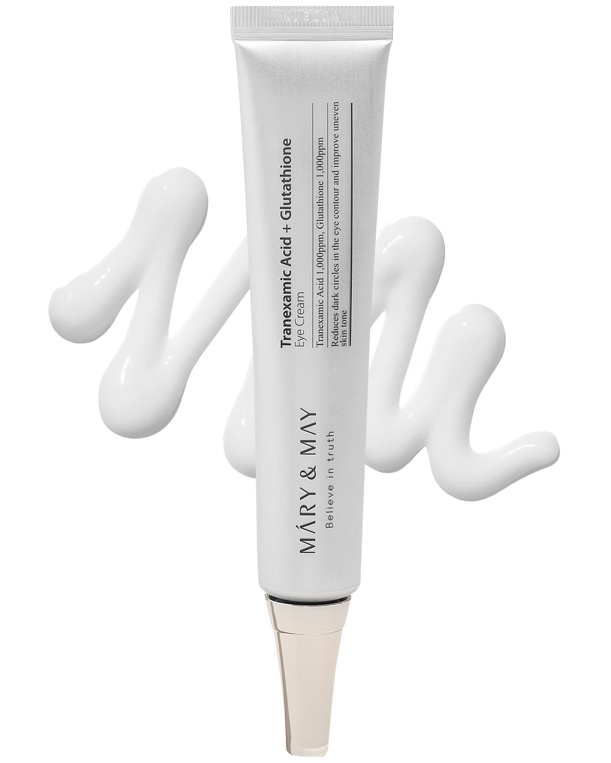 Mary & May Eye Cream – Professional-grade "Melanin Blockade Matrix & Vascular Contrast Diffuser" for achieving a brilliant, high-definition "Glass Skin" look, shop at Atelier De Glow UAE.