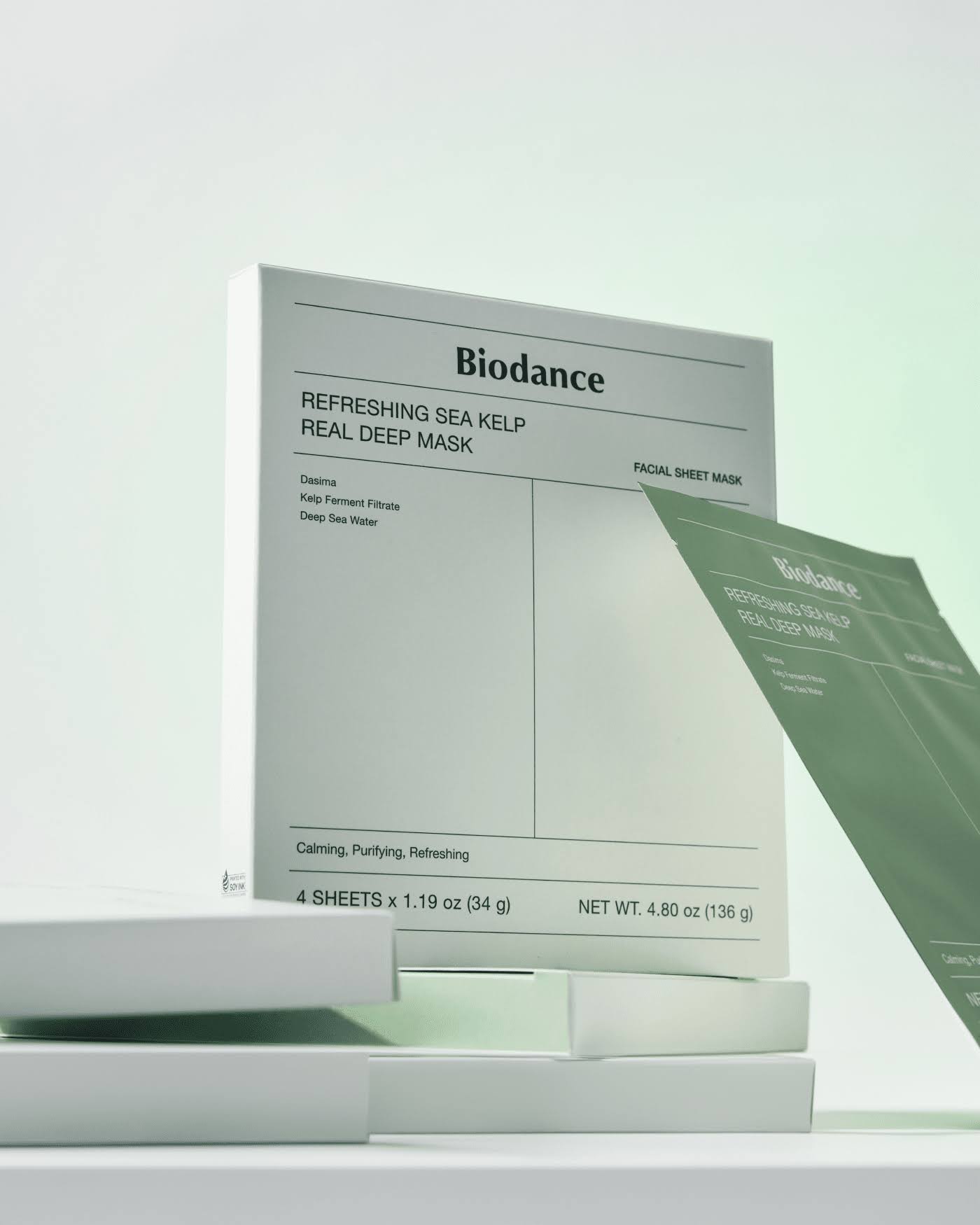 Biodance Sea Kelp Mask for cooling overheated skin and tightening pores in Dubai β Intensive marine-based hydration for summer with fast UAE delivery.