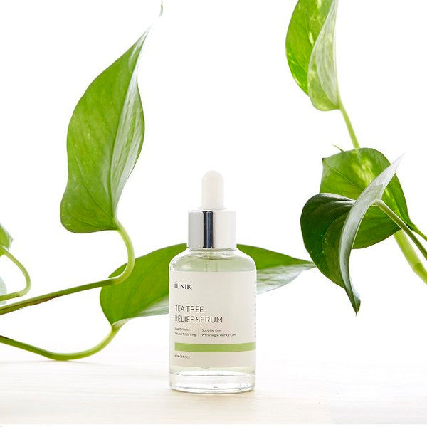 iUNIK Tea Tree Relief Serum: Soothing and Calming Serum at Atelier de Glow
