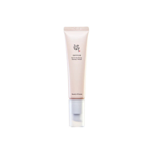 Beauty of Joseon Revive Eye Serum – 30ml Korean eye treatment with Ginseng and 2% Retinal Liposome available at Atelier De Glow UAE.