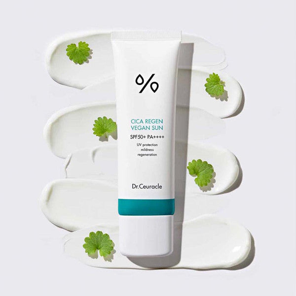 Protect Your Skin with Dr. Ceuracle Cica Regen Vegan Sun SPF50+ PA++++ at Atelier de Glow