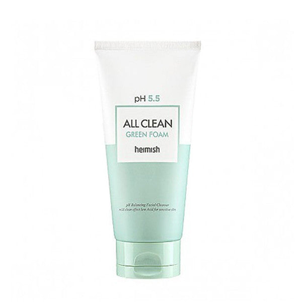 Heimish All Clean Green Foam pH 5.5: Gentle and Refreshing Cleanser for Clear Skin at Atelier de Glow