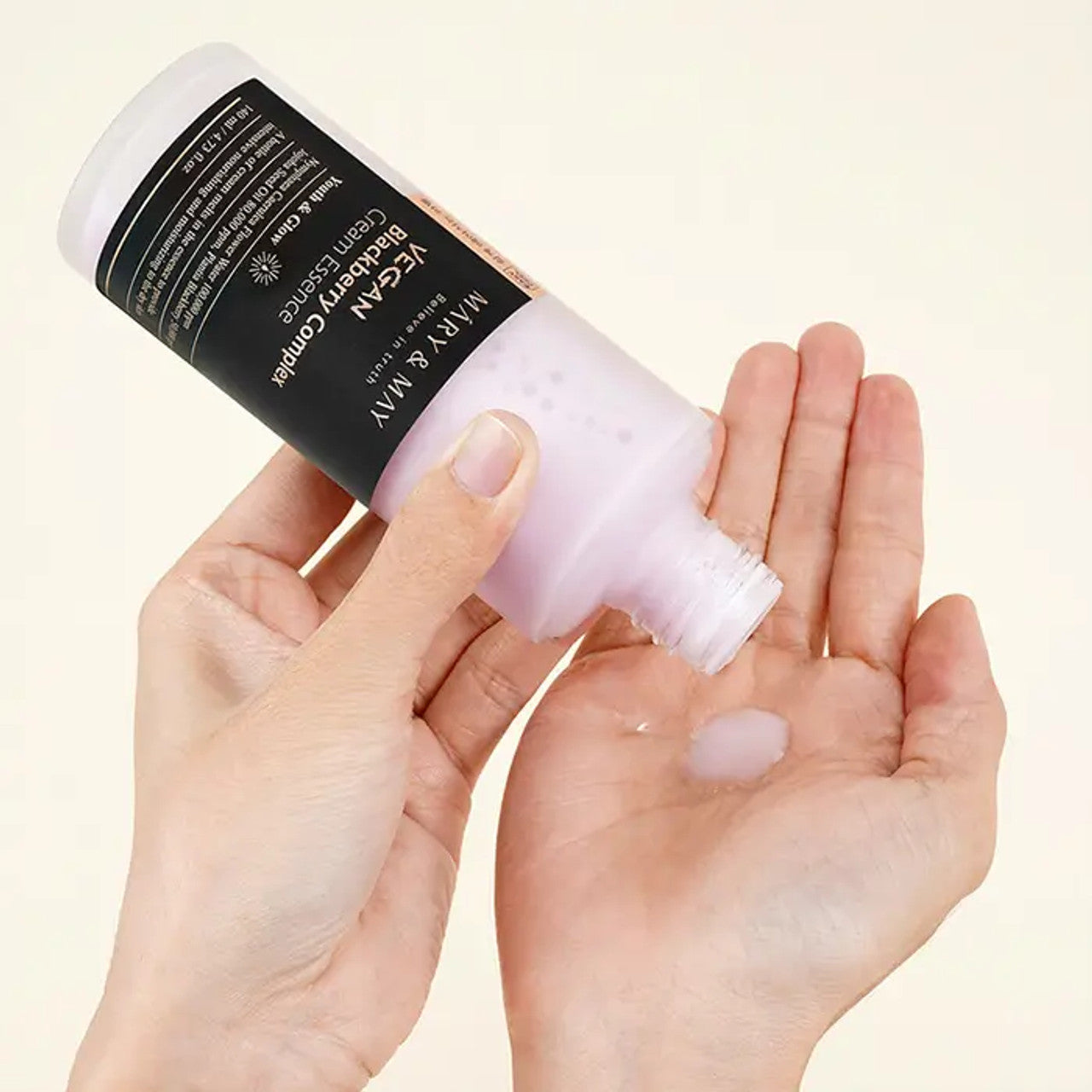 Mary&May - Vegan Blackberry Complex Cream Essence: Hydrating and Anti-Aging Cream Essence at Atelier de Glow