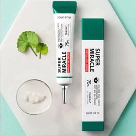SOME BY MI Miracle Spot All Kill Cream for heat-induced acne in Dubai – Fast-acting Korean blemish gel to calm redness and inflammation with fast delivery in UAE.