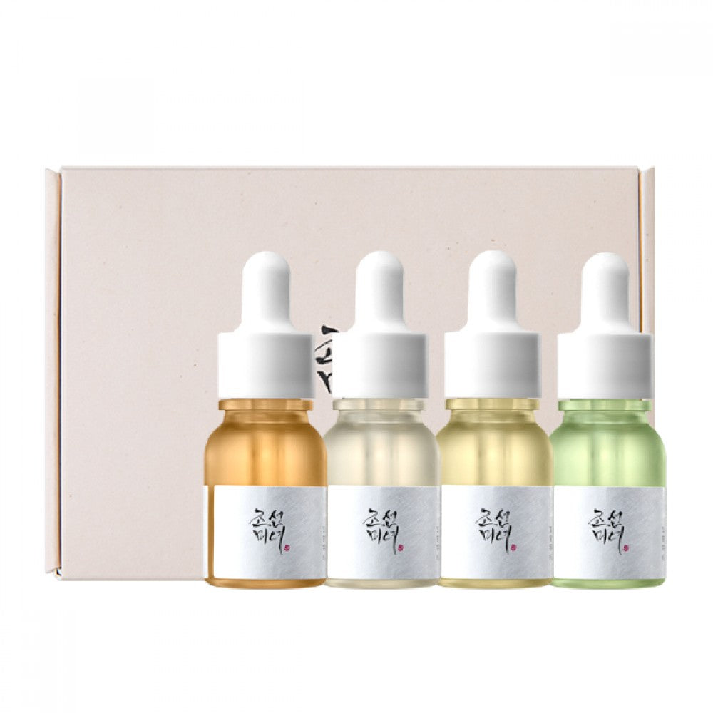Beauty of Joseon Hanbang Serum Discovery Kit – 4-piece Korean serum trial set for brightening, calming, and anti-aging at Atelier De Glow UAE.