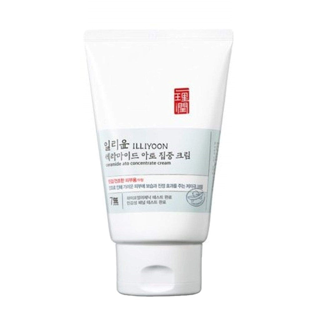 ILLIYOON Ceramide Ato Concentrate Cream large tube – Patented Ceramide Skin Complex™ capsules Korean moisturizer available at Atelier De Glow UAE.