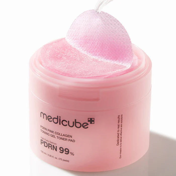 Medicube PDRN Pink Collagen Toning Gel Toner Pad | Atelier De Glow UAE