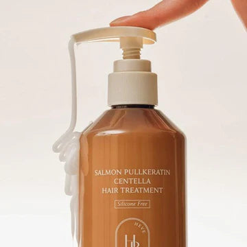 HEVEBLUE Hair Treatment – Professional-grade "Fiber Reconstructor" for achieving high-gloss, resilient, and high-definition "Glass Hair," shop at Atelier De Glow UAE.
