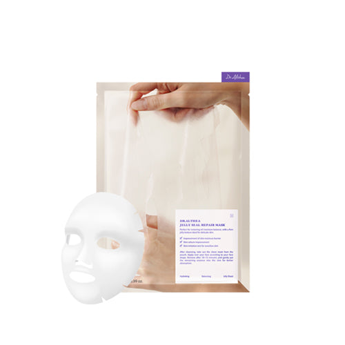 Dr. Althea sheet mask for dehydrated skin, redness, and dullness – Intensive "Jelly Seal" moisturizing and soothing treatment from Atelier De Glow UAE.