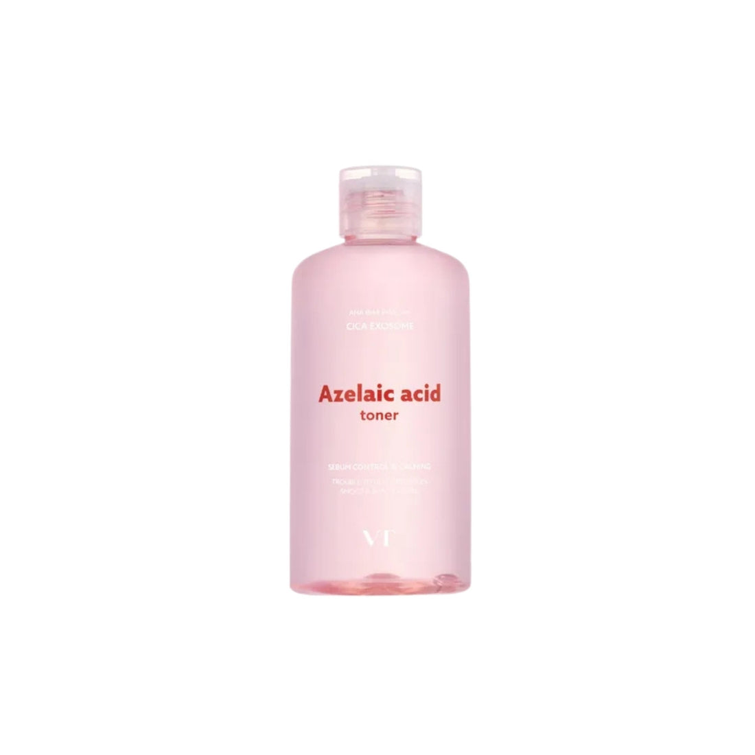 VT Azelaic Acid Toner 250ml – balancing Korean facial toner formulated with azelaic acid and Cica Exosomes for oil control and texture refinement available at Atelier De Glow UAE.