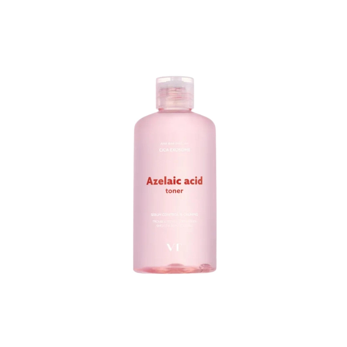 VT Azelaic Acid Toner 250ml – balancing Korean facial toner formulated with azelaic acid and Cica Exosomes for oil control and texture refinement available at Atelier De Glow UAE.