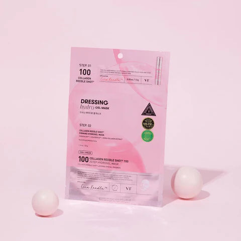 VT Reedle Shot mask for loss of elasticity, deep expression lines, and uneven texture – Advanced "Microneedling Alternative" from Atelier De Glow UAE.