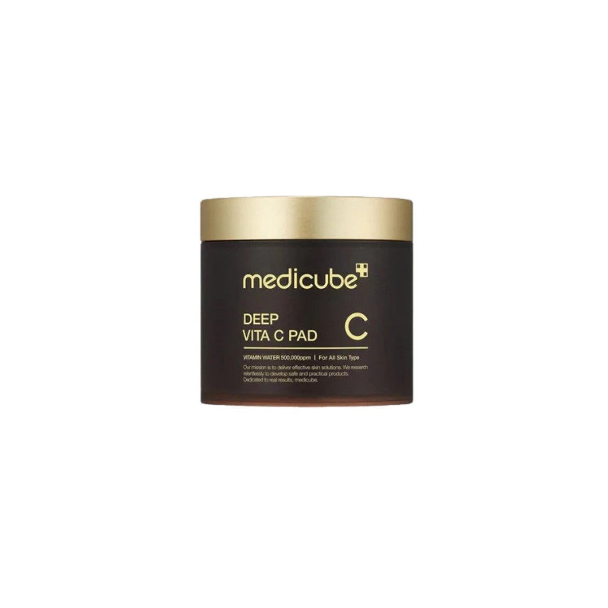medicube Deep Vita C Pad – 70-count clinical Korean brightening pads with Vitamin C, Panthenol, and Q10 available at Atelier De Glow UAE.