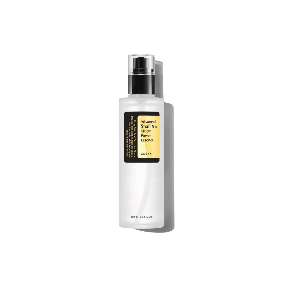 COSRX Advanced Snail 96 Mucin Power Essence – 100ml Korean facial essence with 96.3% Snail Secretion Filtrate available at Atelier De Glow UAE.