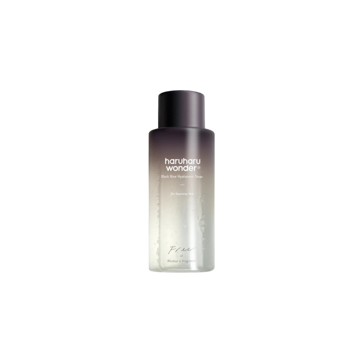 Haruharu Wonder Black Rice Hyaluronic Toner for Sensitive Skin – 150ml fragrance-free Korean toner with fermented Black Rice and Beta-Glucan available at Atelier De Glow UAE.