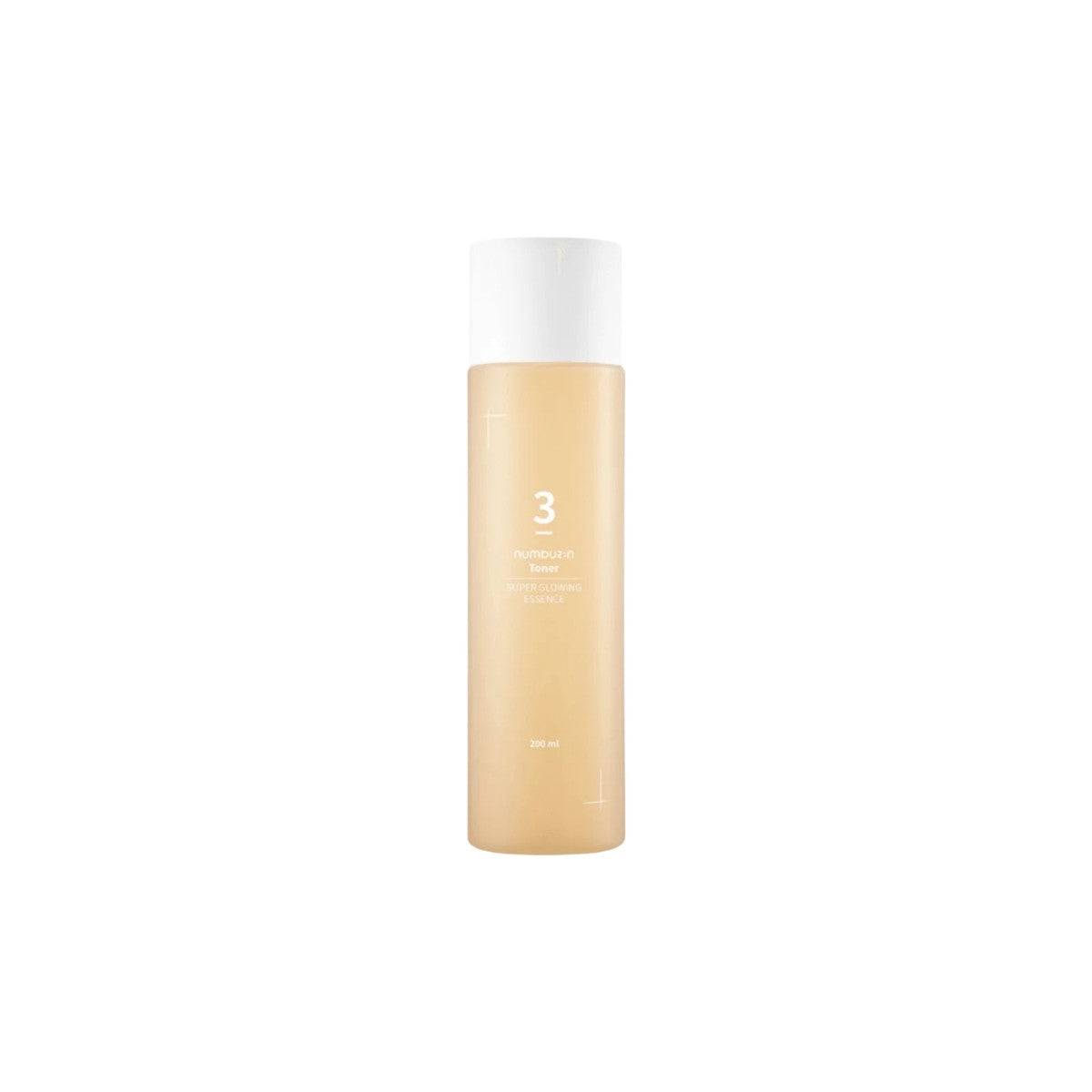 Numbuzin No.3 Super Glowing Essence Toner 200ml – brightening and hydrating facial toner formulated with 50 fermented ingredients for a natural, healthy glow available at Atelier De Glow UAE.