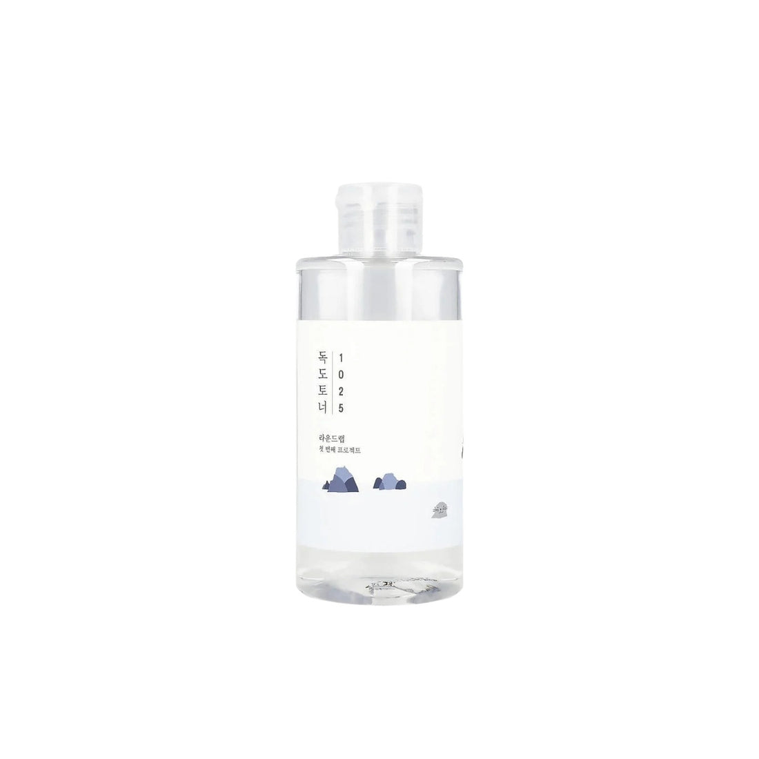 Round Lab 1025 Dokdo Toner 100ml – gentle exfoliating facial toner with deep sea water and minerals for balanced, smooth skin available at Atelier De Glow UAE.