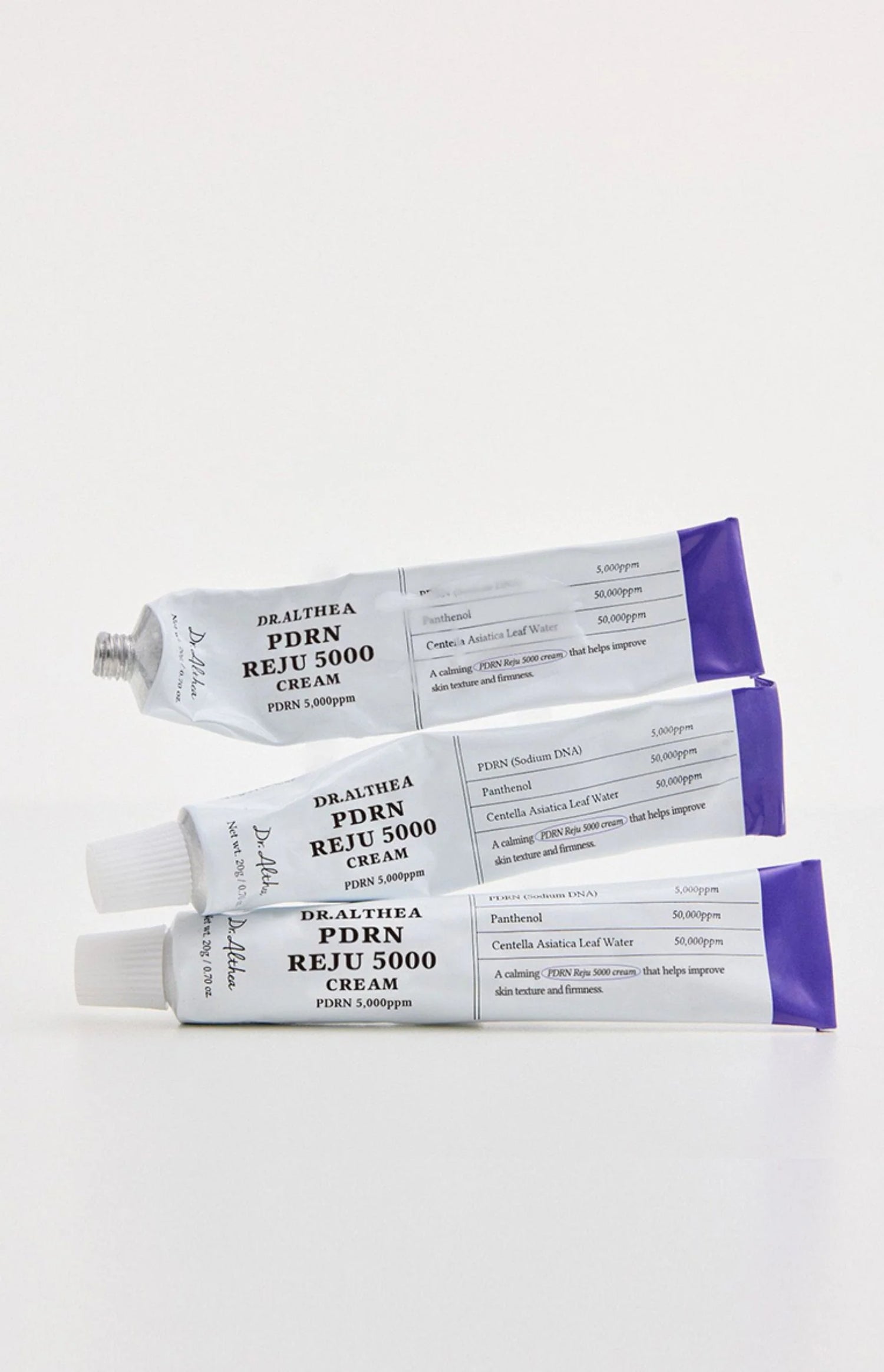 Targeted applicator tube of Dr. Althea Reju 5000 – Concentrated Korean regenerative cream for post-procedure and sensitive skin at Atelier De Glow UAE.