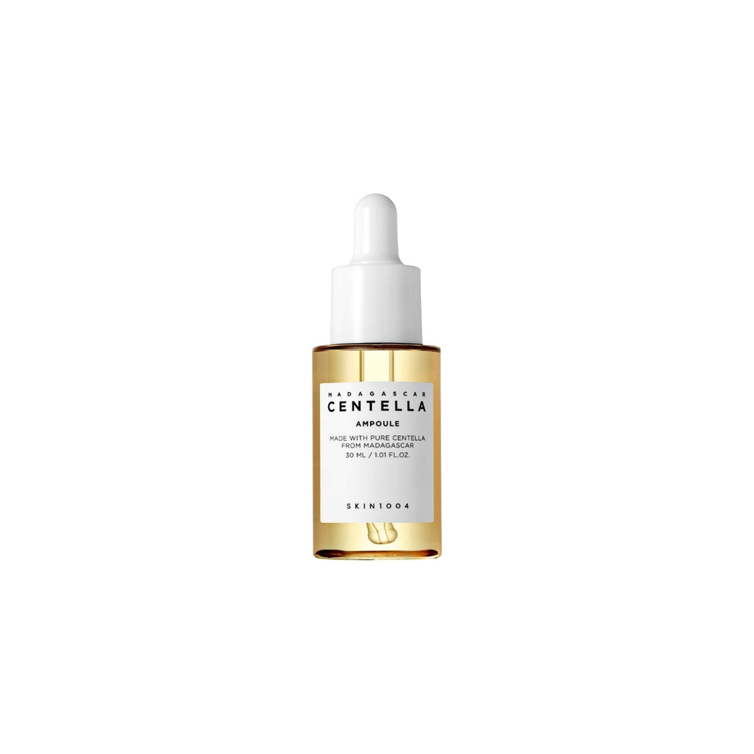 SKIN1004 Madagascar Centella Asiatica Ampoule for calming redness, repairing damaged skin barriers, and soothing inflammation from Atelier De Glow UAE.
