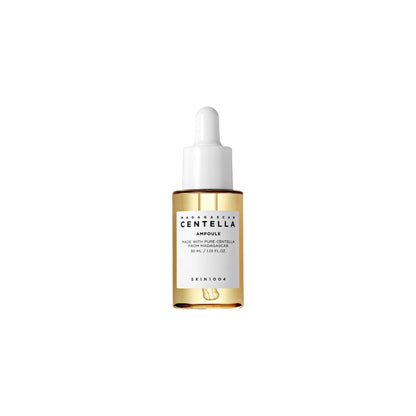 SKIN1004 Madagascar Centella Asiatica Ampoule for calming redness, repairing damaged skin barriers, and soothing inflammation from Atelier De Glow UAE.