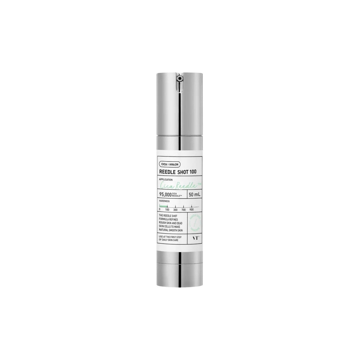 VT Cosmetics Reedle Shot 100 50ml – revolutionary CICA REEDLE™ skin booster serum for enhanced absorption and improved skin texture available at Atelier De Glow UAE.