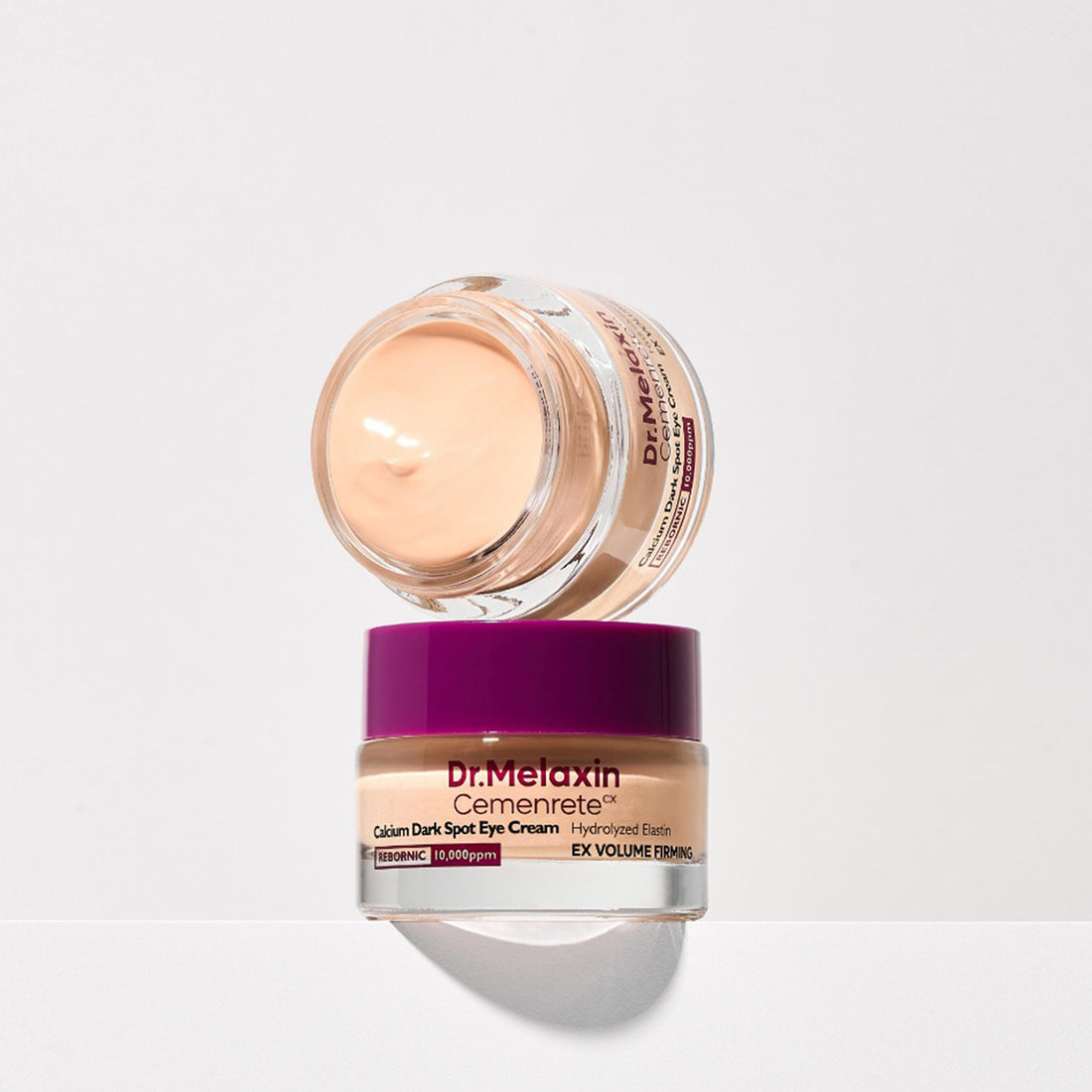 Dr.Melaxin Calcium Dark Spot Cover Eye Cream for correcting under-eye pigmentation, firming thin skin, and brightening tired eyes from Atelier De Glow UAE.