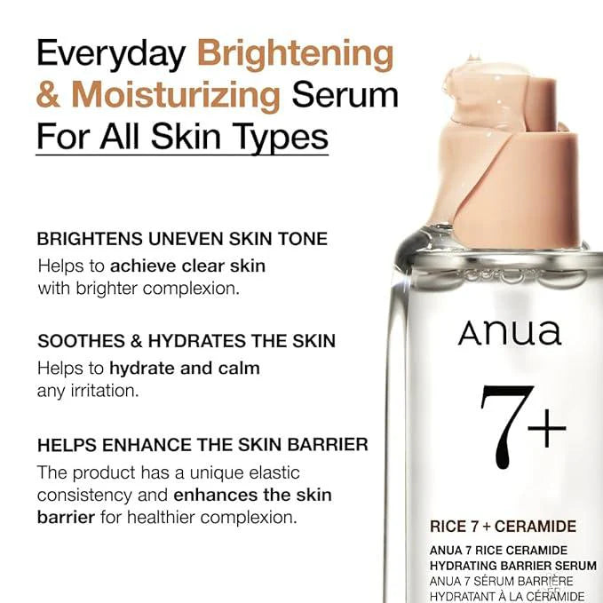 Anua  7 Rice Ceramide Hydrating Barrier Serum