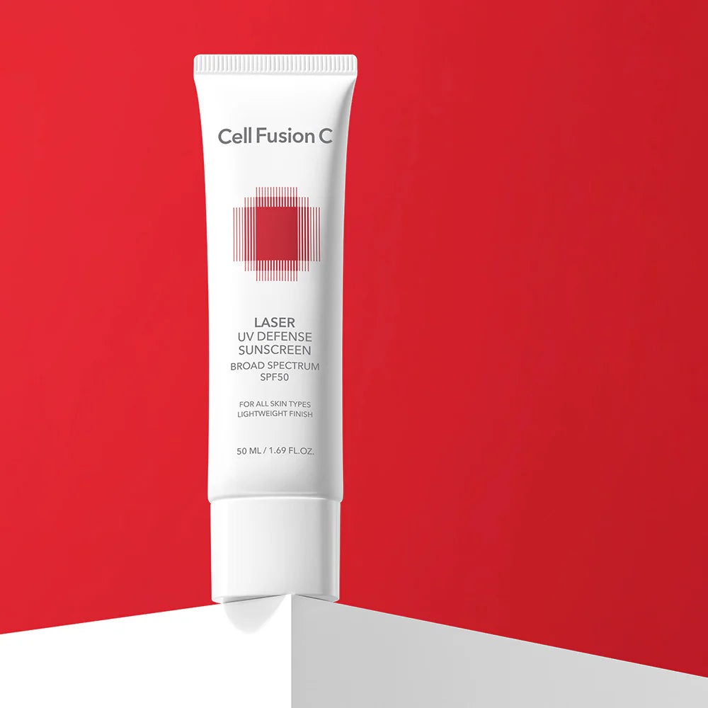Cell Fusion C SPF – Professional-grade "Barrier Protector" for achieving a calm, sun-safe, and healthy "Glass Skin" complexion, shop at Atelier De Glow UAE.