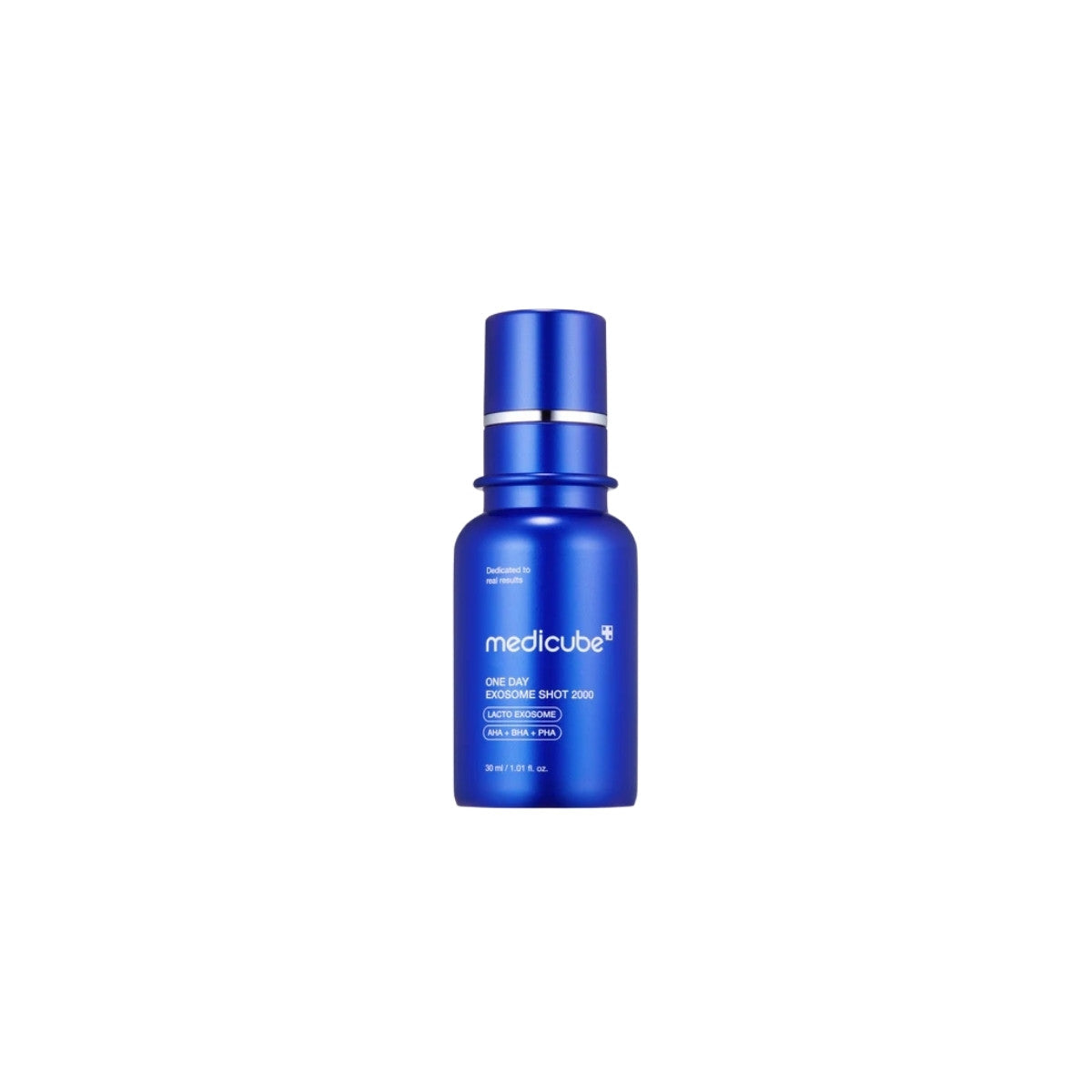 Concentrated "shot" ampoule texture of medicube Exosome Pore Serum – Precision clinical delivery system for immediate skin smoothing at Atelier De Glow UAE.