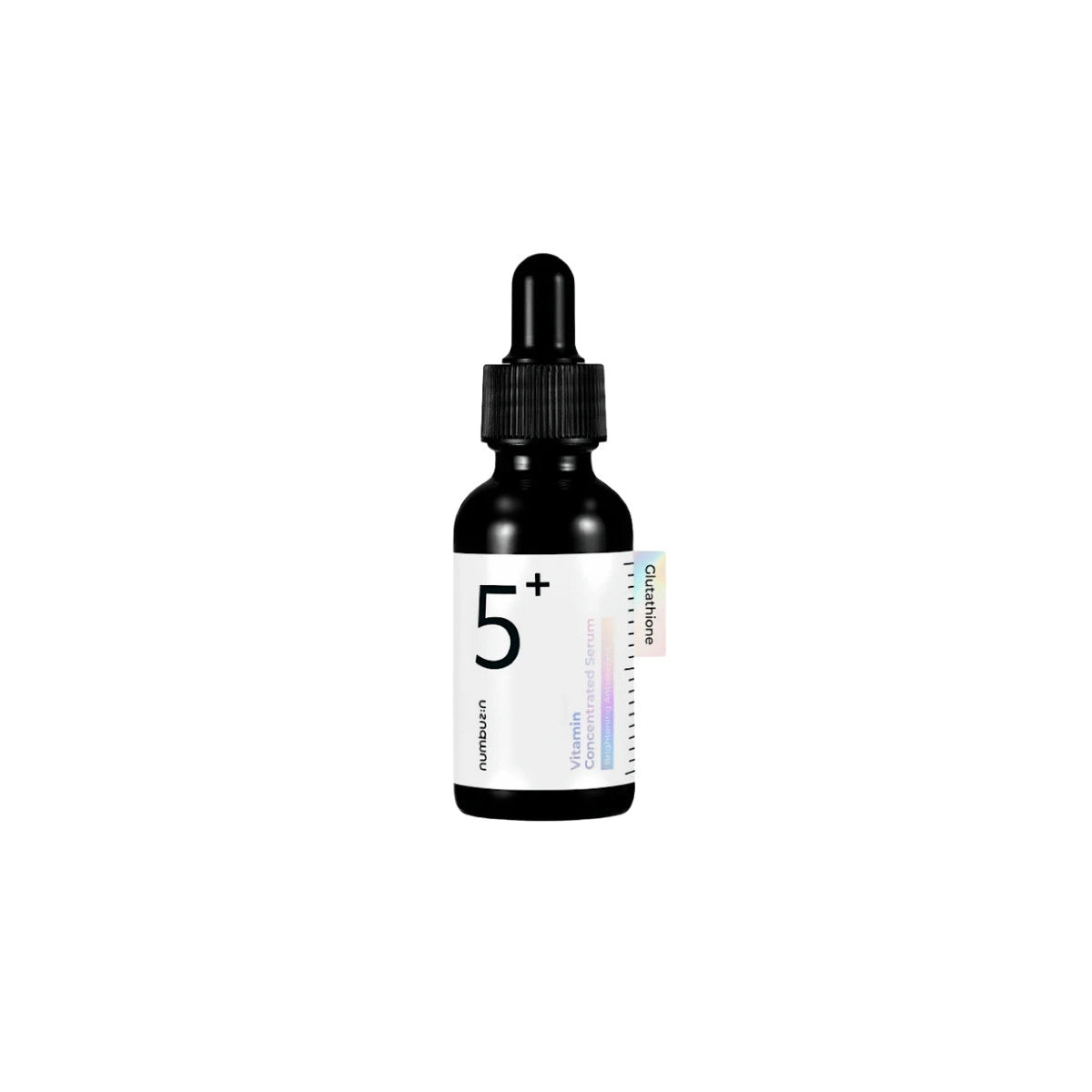 Numbuzin No.5 Vitamin Concentrated Serum 30ml – brightening facial serum with pure Vitamin C, glutathione, and niacinamide for fading dark spots available at Atelier De Glow UAE.