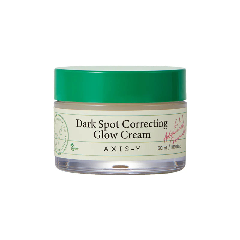 AXIS-Y Dark Spot Correcting Glow Cream – Brightening Korean moisturizer with 5% Niacinamide and Squalane available at Atelier De Glow UAE.