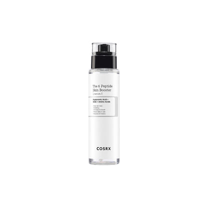 COSRX The 6 Peptide Skin Booster – 150ml Korean first-step serum with 6-Peptide Complex for total skin repair available at Atelier De Glow UAE.