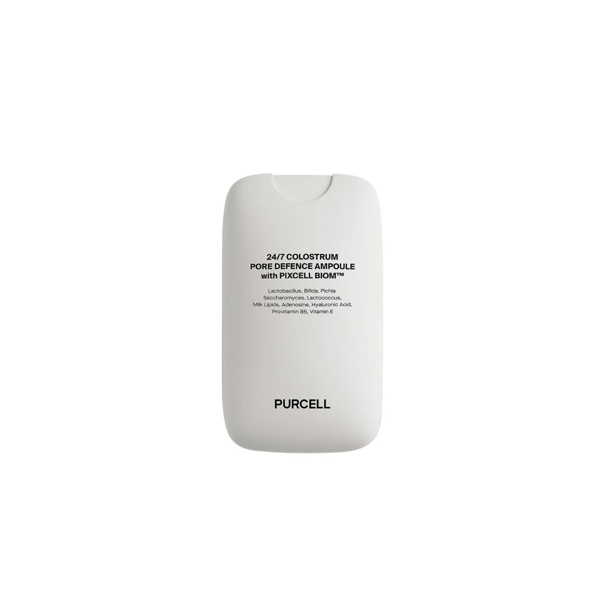 PURCELL 24/7 Colostrum Pore Defence Ampoule 55ml – multi-functional facial mist-ampoule formulated with colostrum and probiotics for pore tightening and hydration at Atelier De Glow UAE.