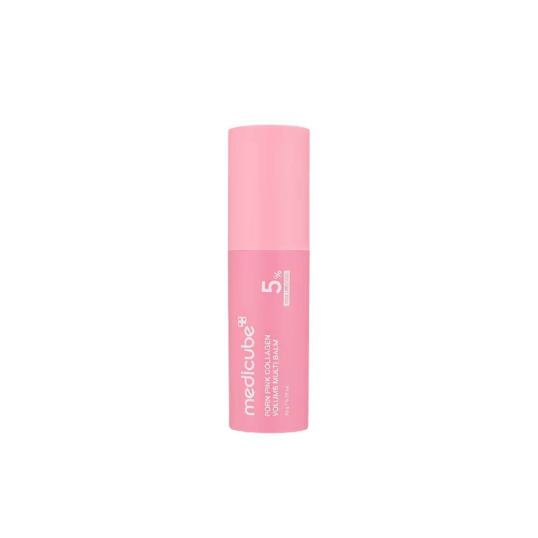 Medicube PDRN Pink Collagen Volume Multi Balm – 10g portable clinical anti-aging stick formulated with Salmon DNA PDRN and Low-Molecular Collagen available at Atelier De Glow UAE.