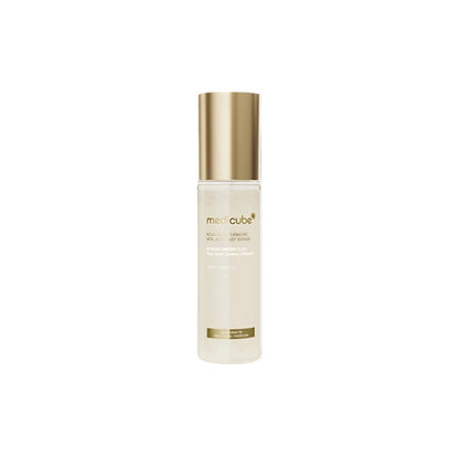 Medicube Kojic Acid Turmeric Vita Jelly Mist Serum – 100ml 2-in-1 spray-on vitamin jelly serum with Kojic Acid and Turmeric Extract available at Atelier De Glow UAE.