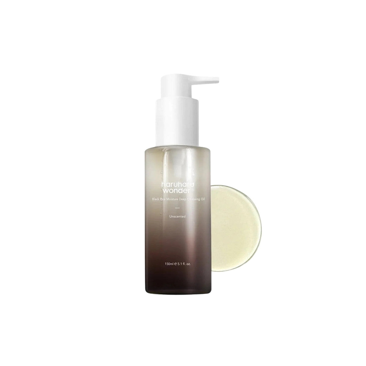Haruharu Wonder cleansing oil for waterproof makeup, SPF removal, and clogged pores – Gentle, unscented deep cleansing treatment from Atelier De Glow UAE.