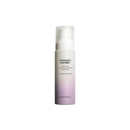Haruharu Wonder Black Rice Probiotics Barrier NAD+ Serum Mist – 80ml anti-aging face mist with NAD+ and fermented black rice available at Atelier De Glow UAE.