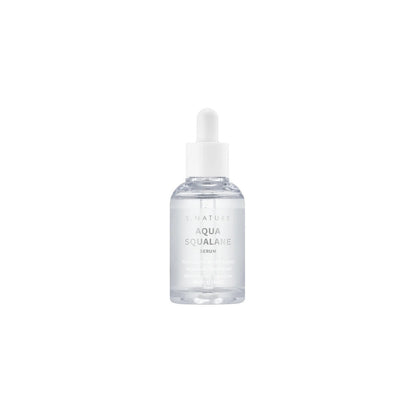 S.NATURE Aqua Squalane Serum – 50ml Korean hydrating serum with plant-derived Squalane and 8 types of Hyaluronic Acid available at Atelier De Glow UAE.