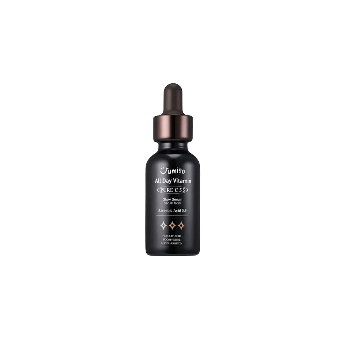 Jumiso All Day Vitamin Pure C 5.5 Glow Serum – 30ml low-irritation dark spot treatment with 5.5% L-Ascorbic Acid available at Atelier De Glow UAE.