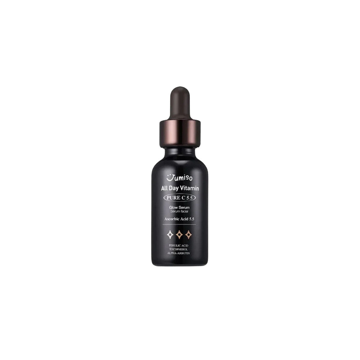 Jumiso All Day Vitamin Pure C 5.5 Glow Serum – 30ml low-irritation dark spot treatment with 5.5% L-Ascorbic Acid available at Atelier De Glow UAE.