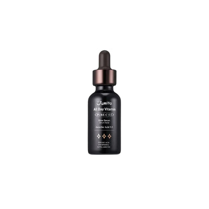 Jumiso All Day Vitamin Pure C 5.5 Glow Serum – 30ml low-irritation dark spot treatment with 5.5% L-Ascorbic Acid available at Atelier De Glow UAE.