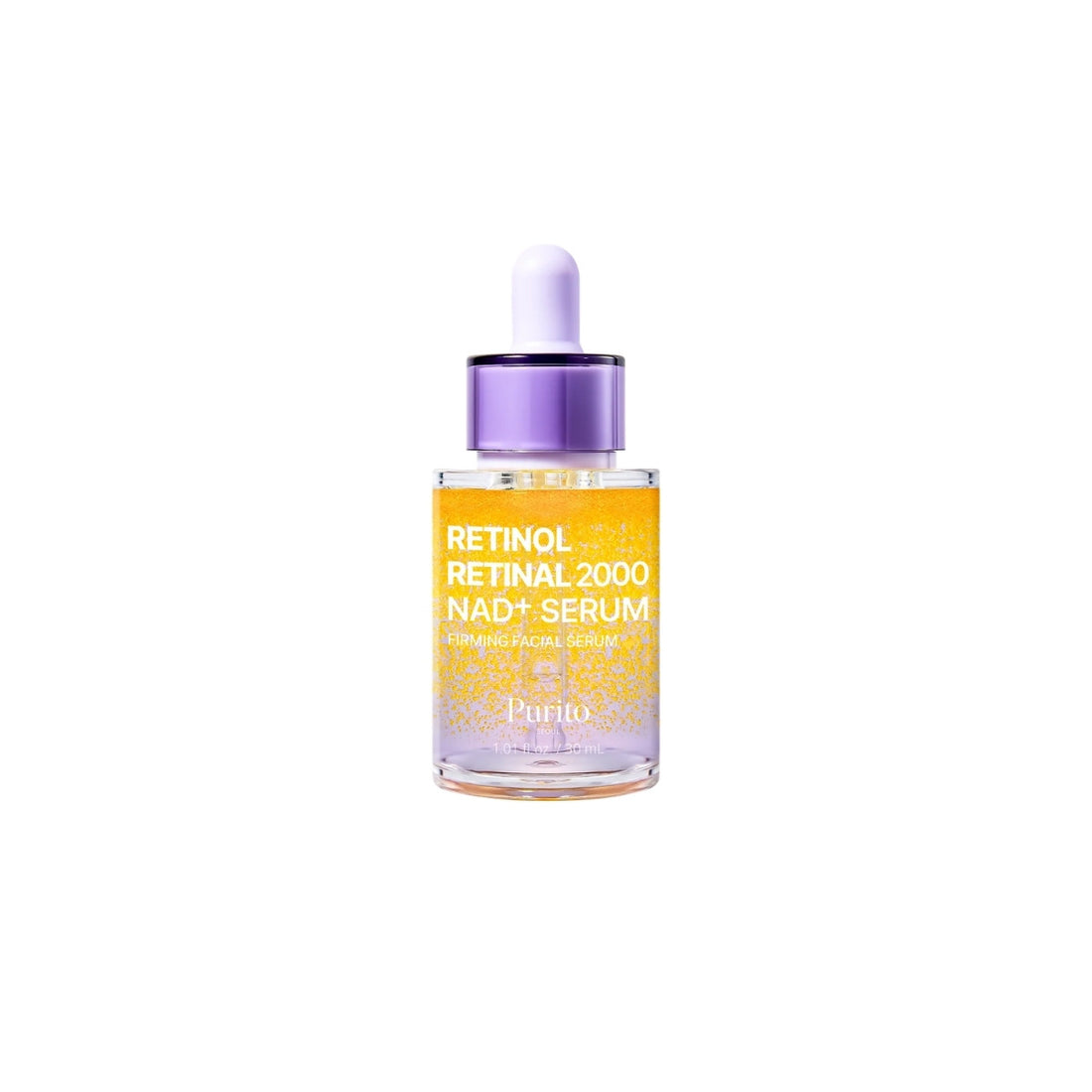 Purito SEOUL Retinol Retinal 2000 NAD+ Serum – 30ml high-performance dual retinoid and cellular longevity anti-aging serum available at Atelier De Glow UAE.