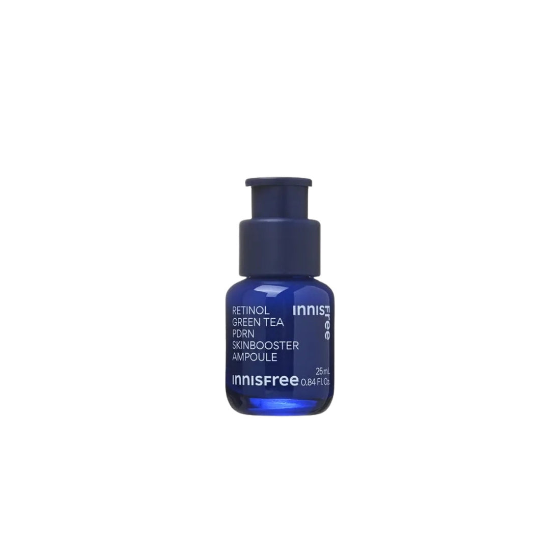 Innisfree Retinol Green Tea PDRN Skin Booster Ampoule – 25ml regenerative serum with Vitamin A and Green Tea PDRN at Atelier De Glow UAE.