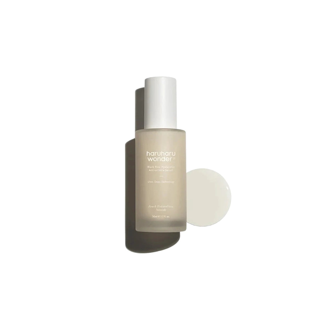 Haruharu Wonder Black Rice Hyaluronic Anti-wrinkle Serum – Korean age-care serum with fermented Black Rice and Hyaluronic Acid available at Atelier De Glow UAE.