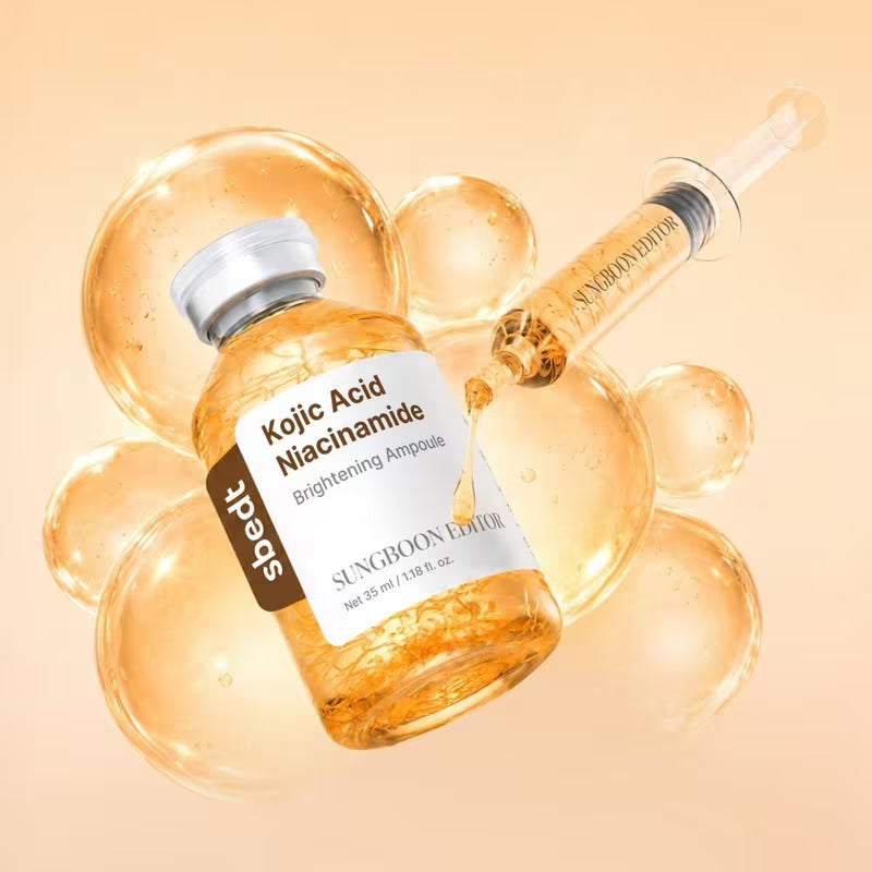 Lightweight, fast-absorbing brightening ampoule by SUNGBOON EDITOR that delivers a clear, radiant, and glowing complexion without irritation at Atelier De Glow UAE.