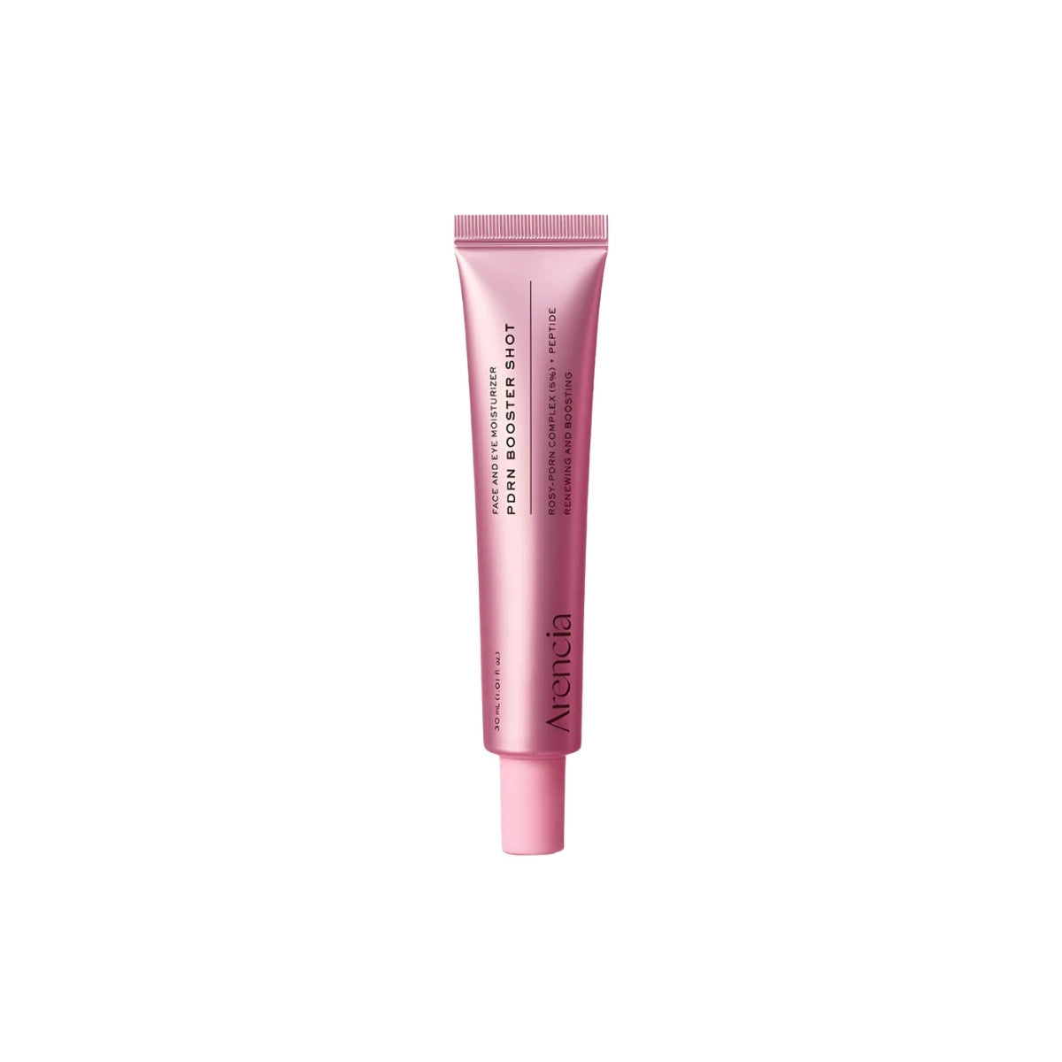 Arencia PDRN Booster Shot 30ml bottle – Salmon DNA (PDRN) and Multi-Peptide complex Korean skin booster available at Atelier De Glow UAE.