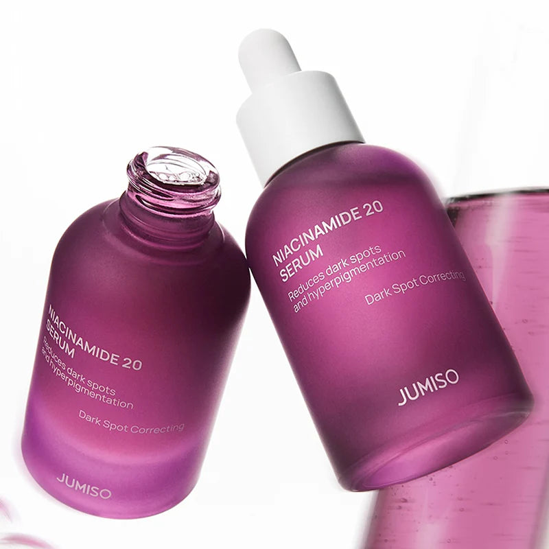 Jumiso 20% Niacinamide Serum for fading acne scars and controlling extreme oil in the Dubai heat – Potent Korean skincare with fast UAE delivery.