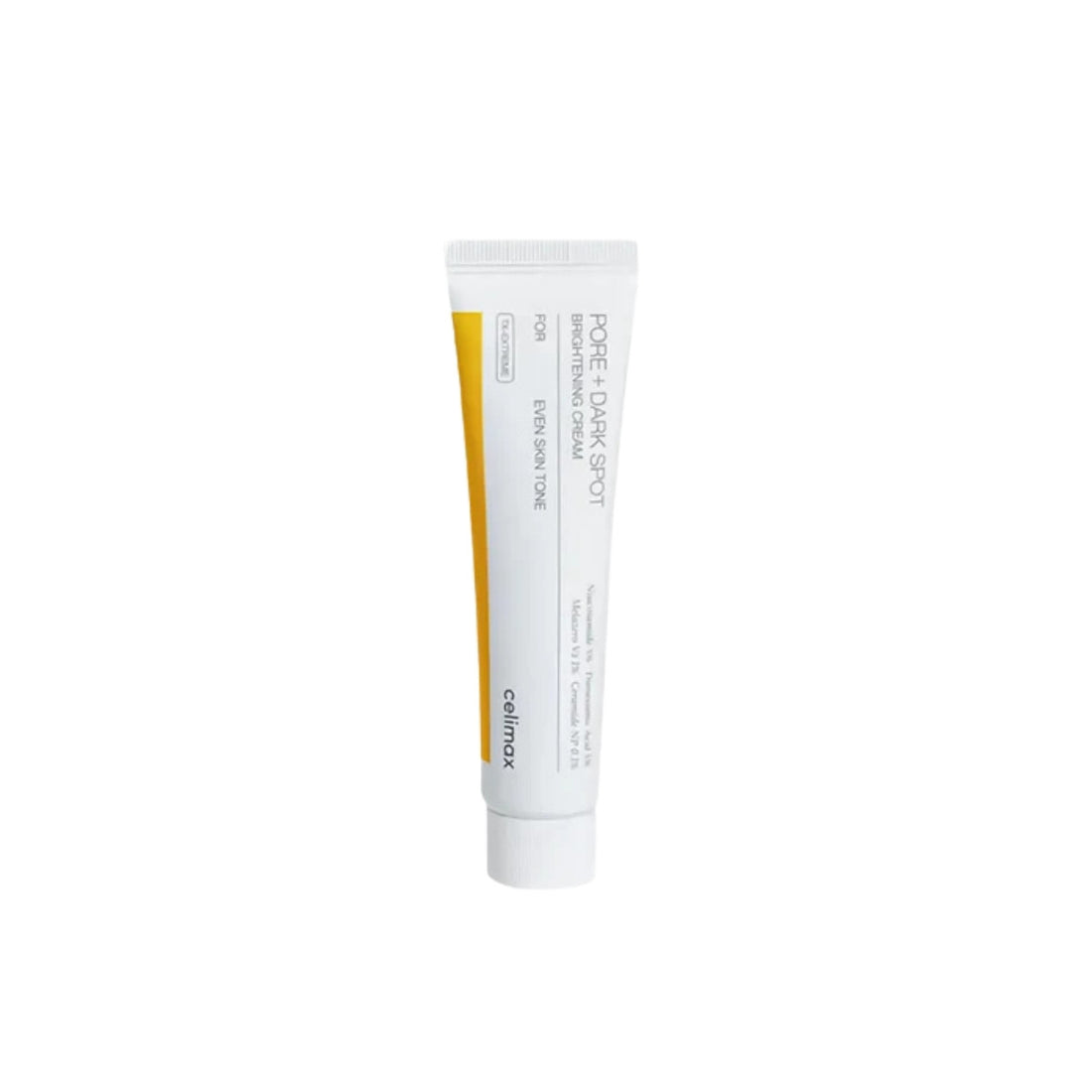 celimax Pore+Dark Spot Brightening Cream – 35ml Korean moisturizer with 5% Niacinamide and Tranexamic Acid available at Atelier De Glow UAE.
