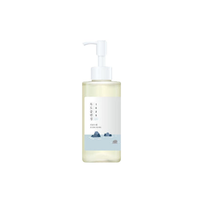 Round Lab Dokdo Cleansing Oil 200ml – gentle, deep-cleansing oil enriched with Ulleungdo deep sea water for effective makeup and impurity removal at Atelier De Glow UAE.